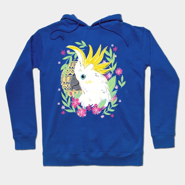 Sulphur Crested Cockatoo Hoodie by IllustratedActivist